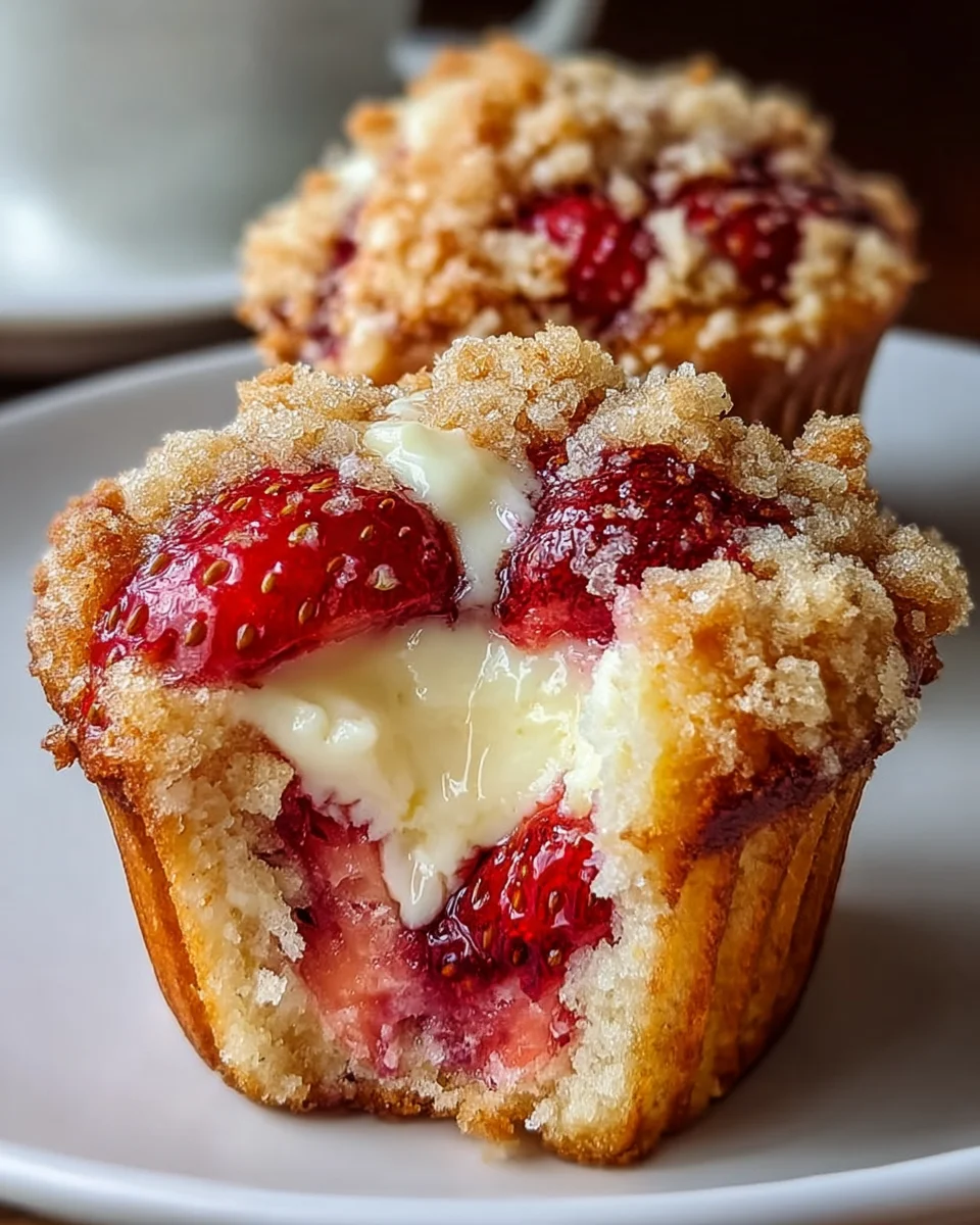Strawberry Cream Cheese Muffins