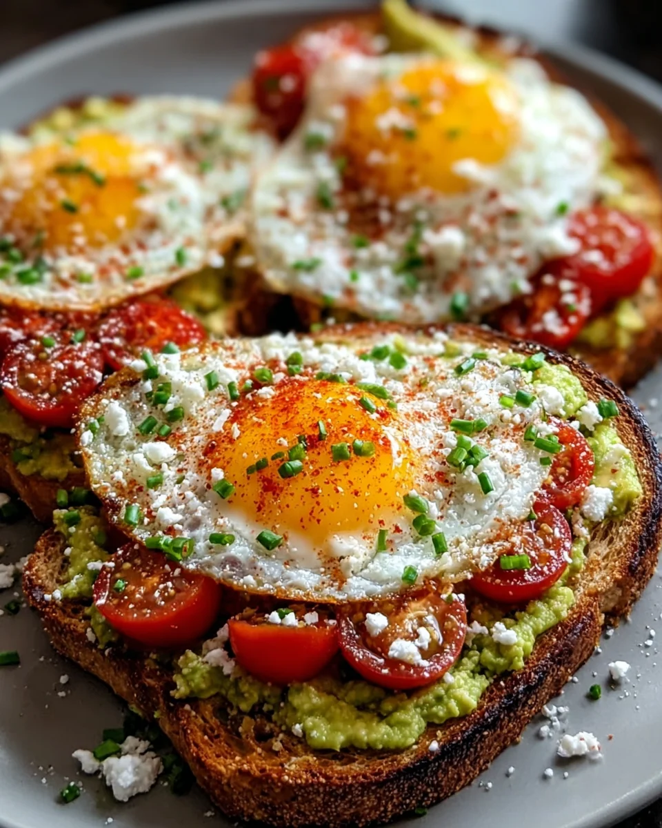 Avocado Egg Toast Bake