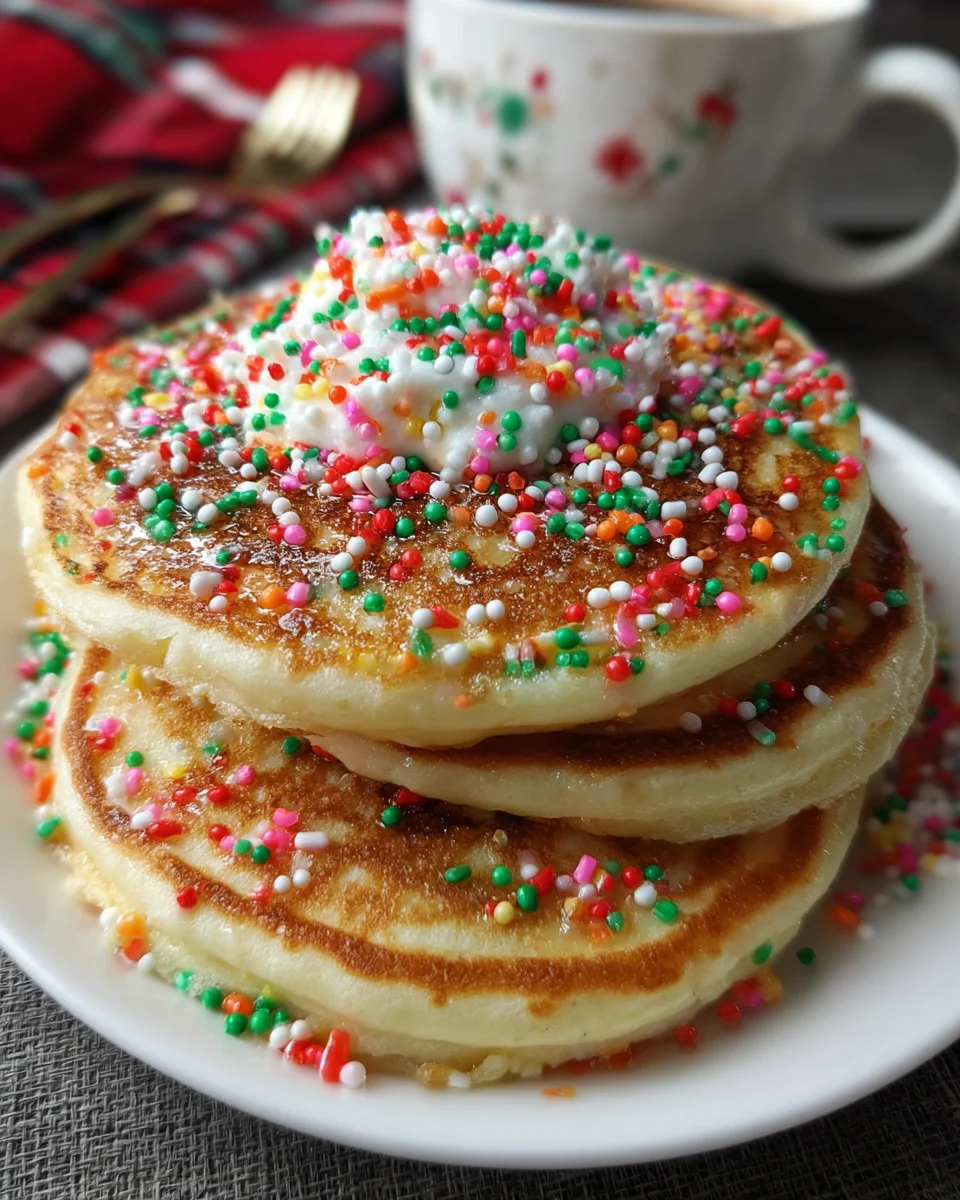 Christmas Pancakes Festive Sprinkles