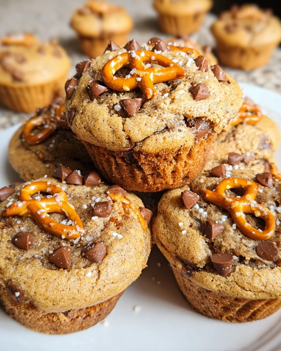 Flamin Hot Pretzel Cookie Muffins