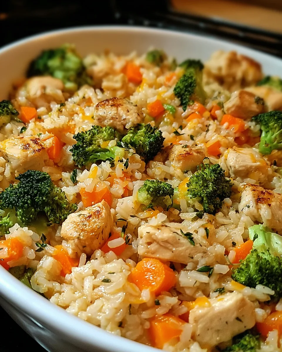 Healthy Chicken and Rice Casserole