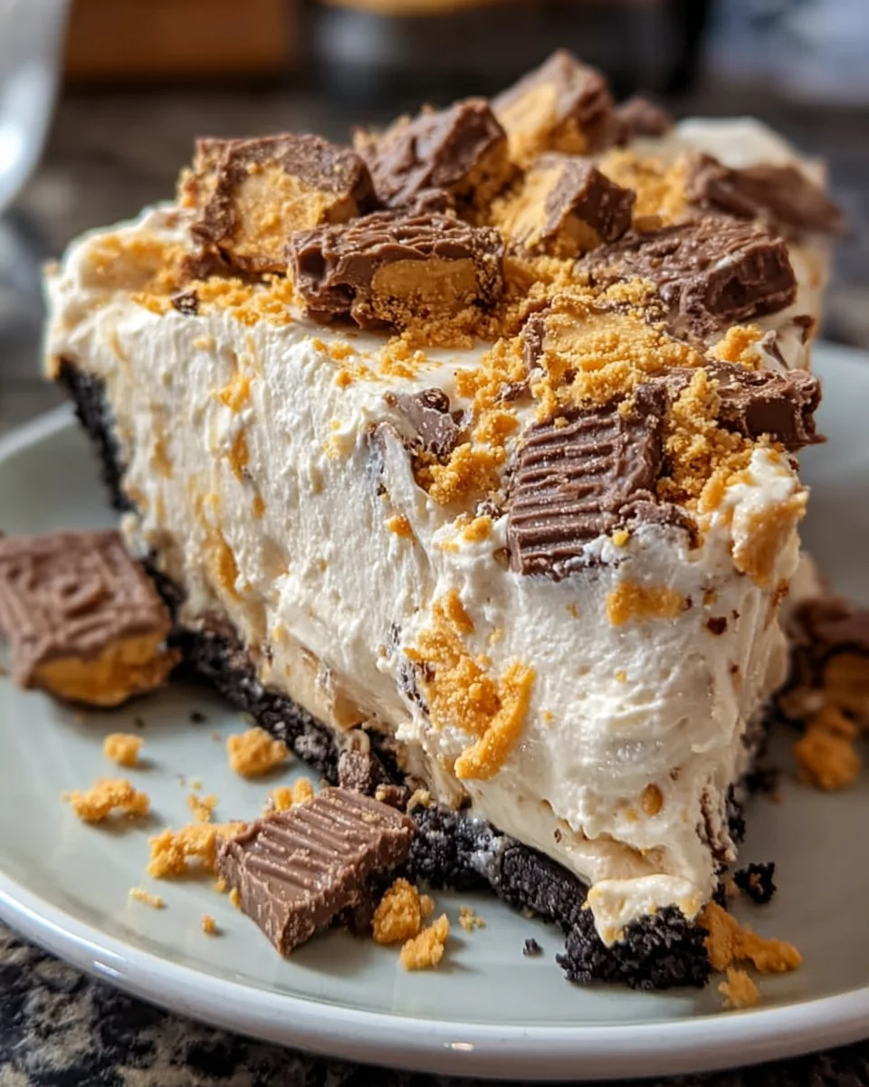 Butterfinger Peanut Butter Pie
