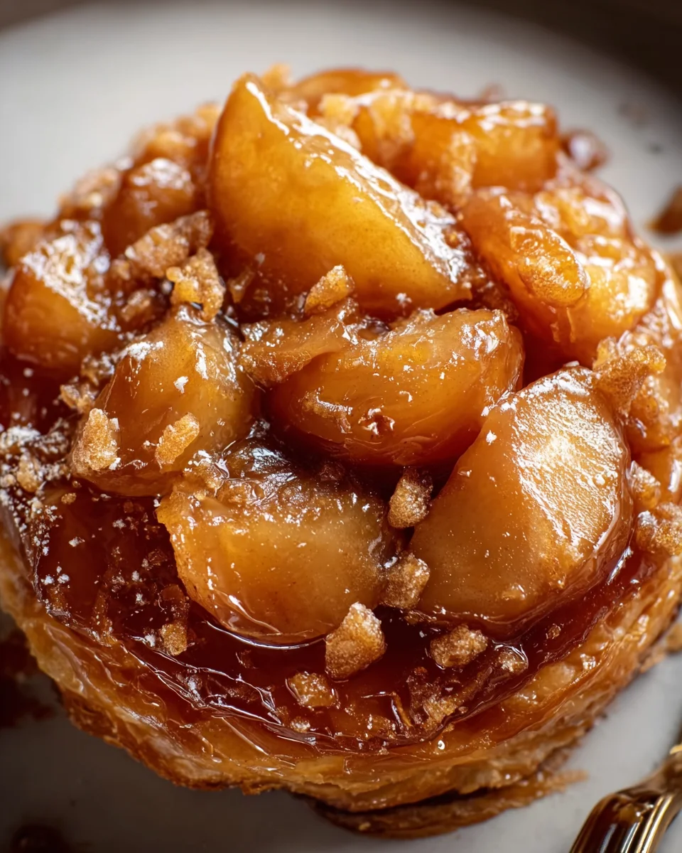Caramel Apple Tarte Tatin Candy