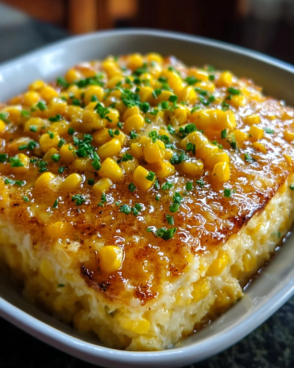 Honey-Glazed Corn Casserole