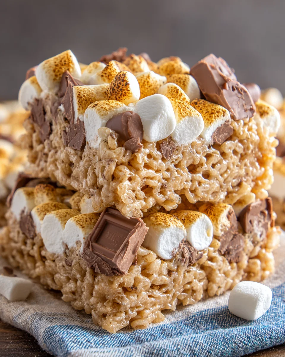 S’mores Rice Krispie Treats
