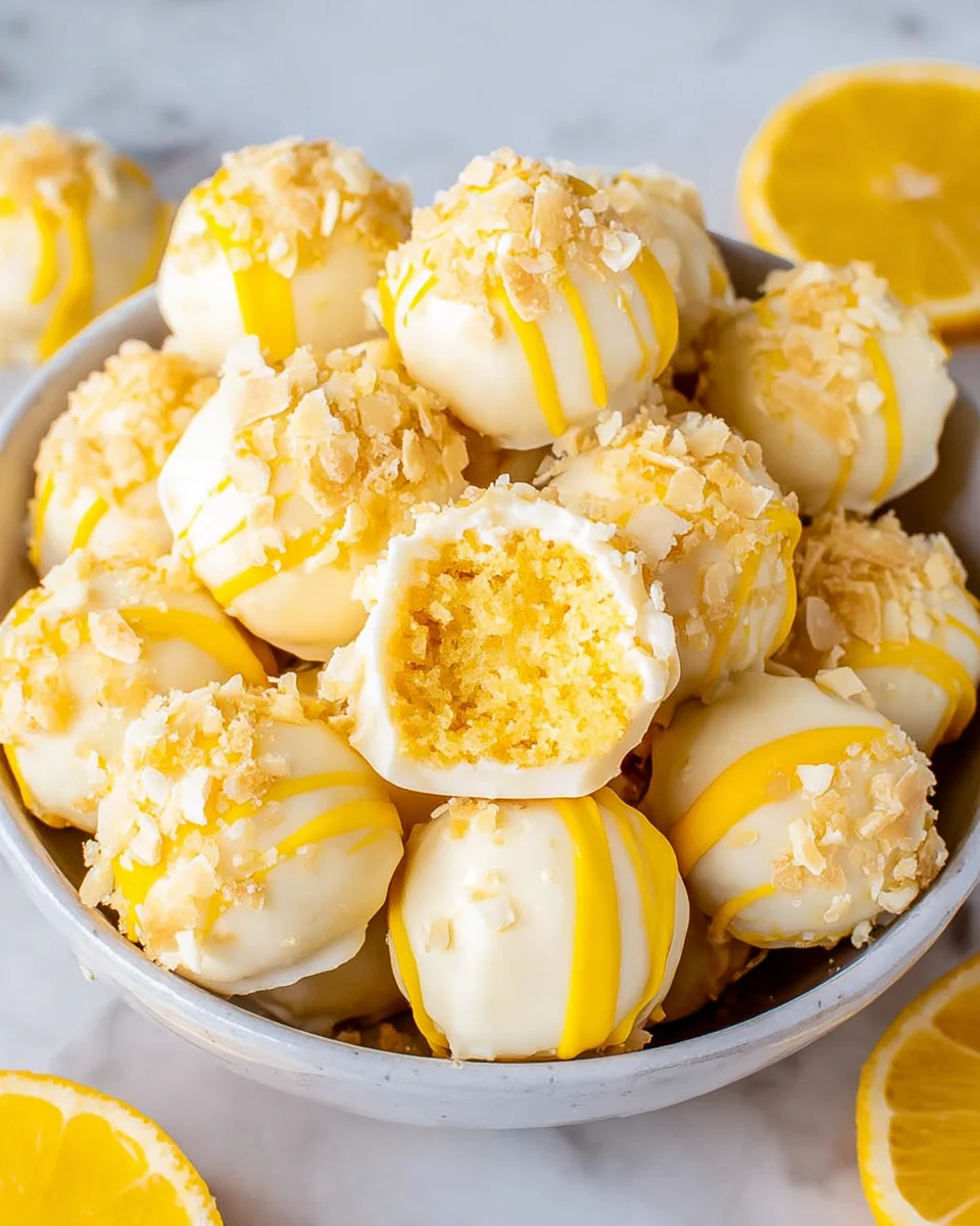 Lemon Cheesecake Bites
