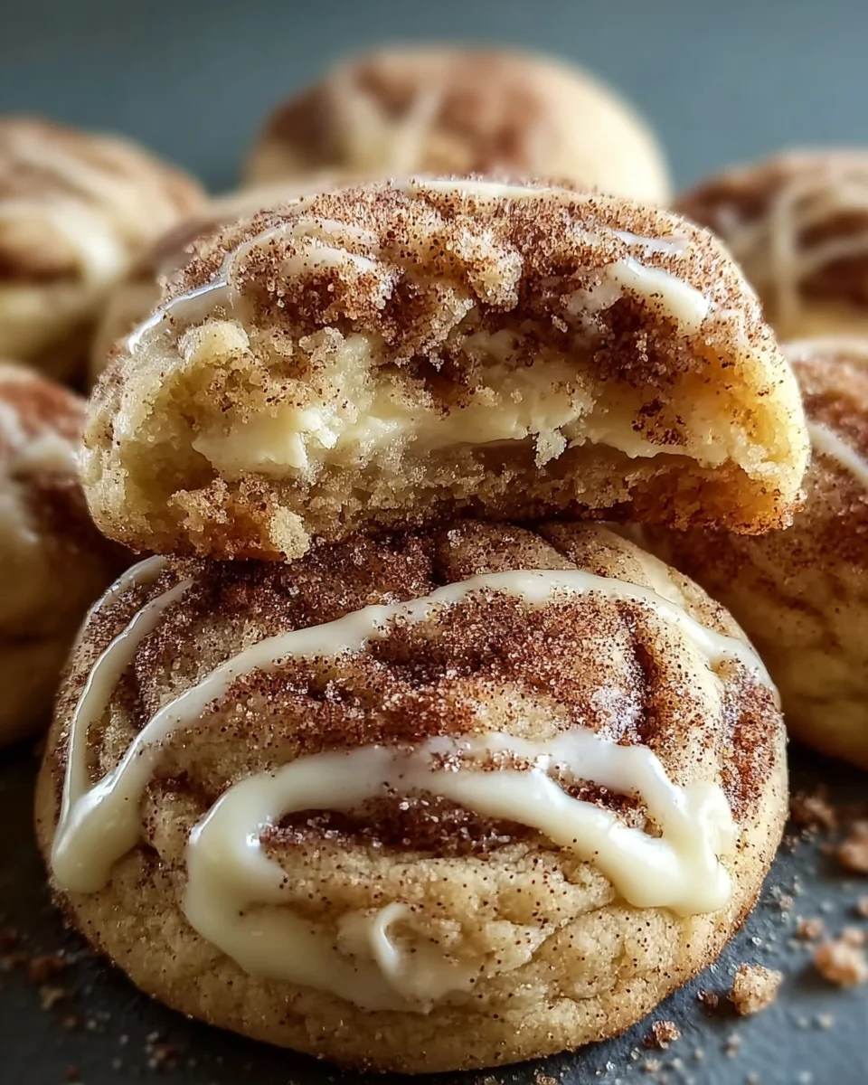 Cinnamon Roll Cheesecake Cookies