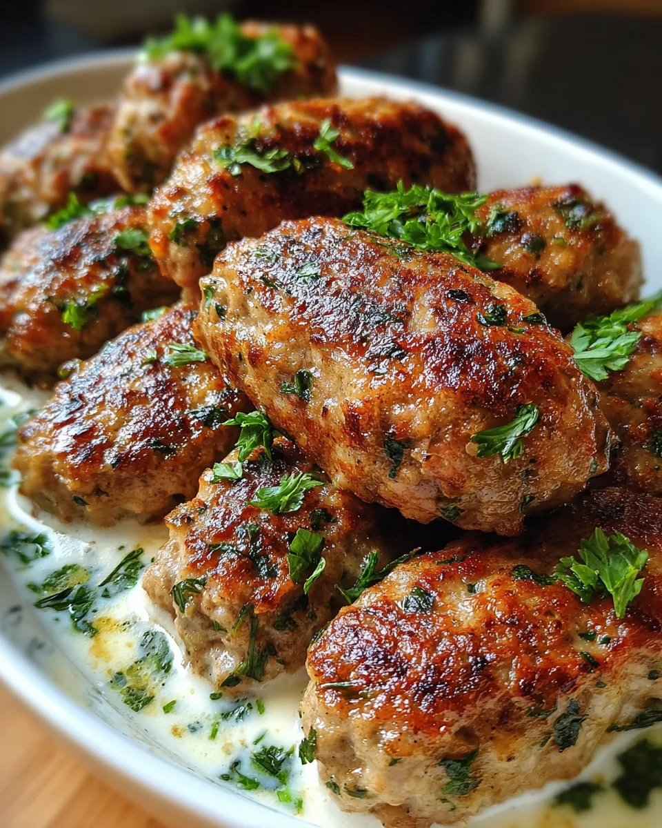 Chicken Kofta Garlic Yogurt