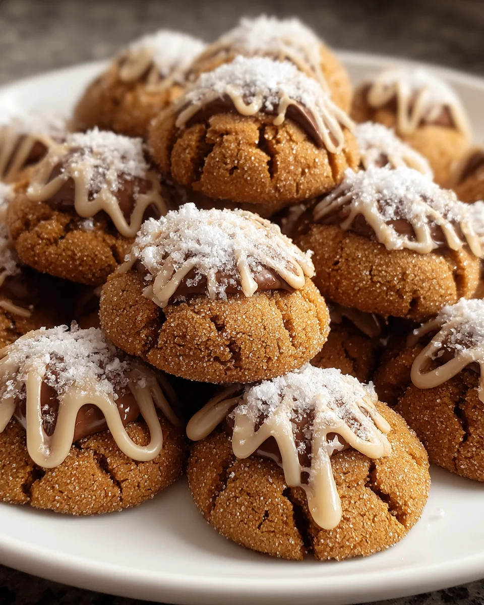 Gingerbread Kiss Cookies