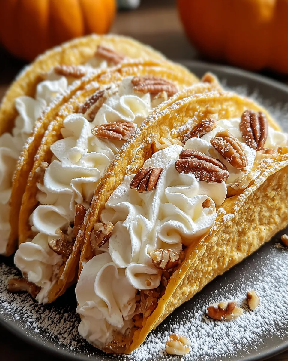 Pumpkin Pie Tacos