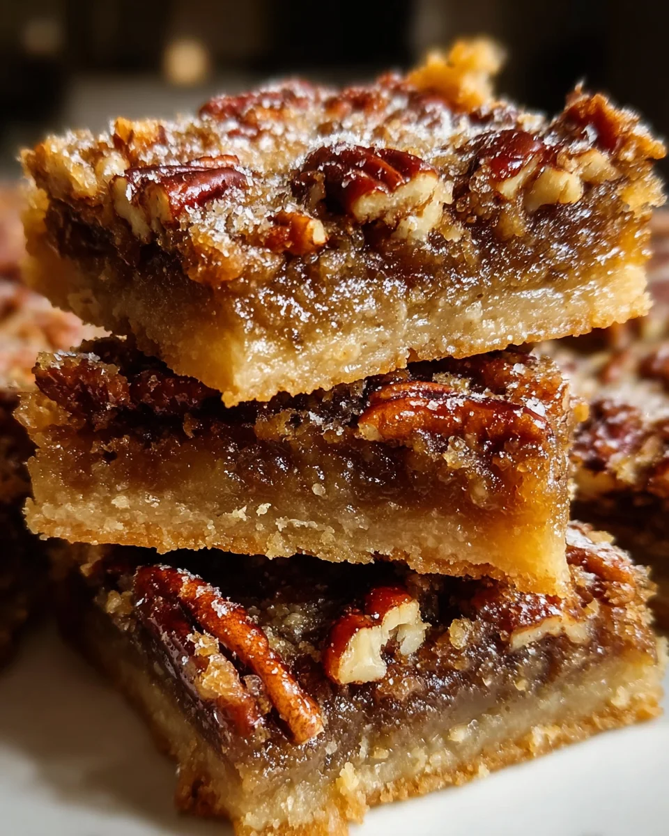 Pecan Pie Bars Sweet Squares