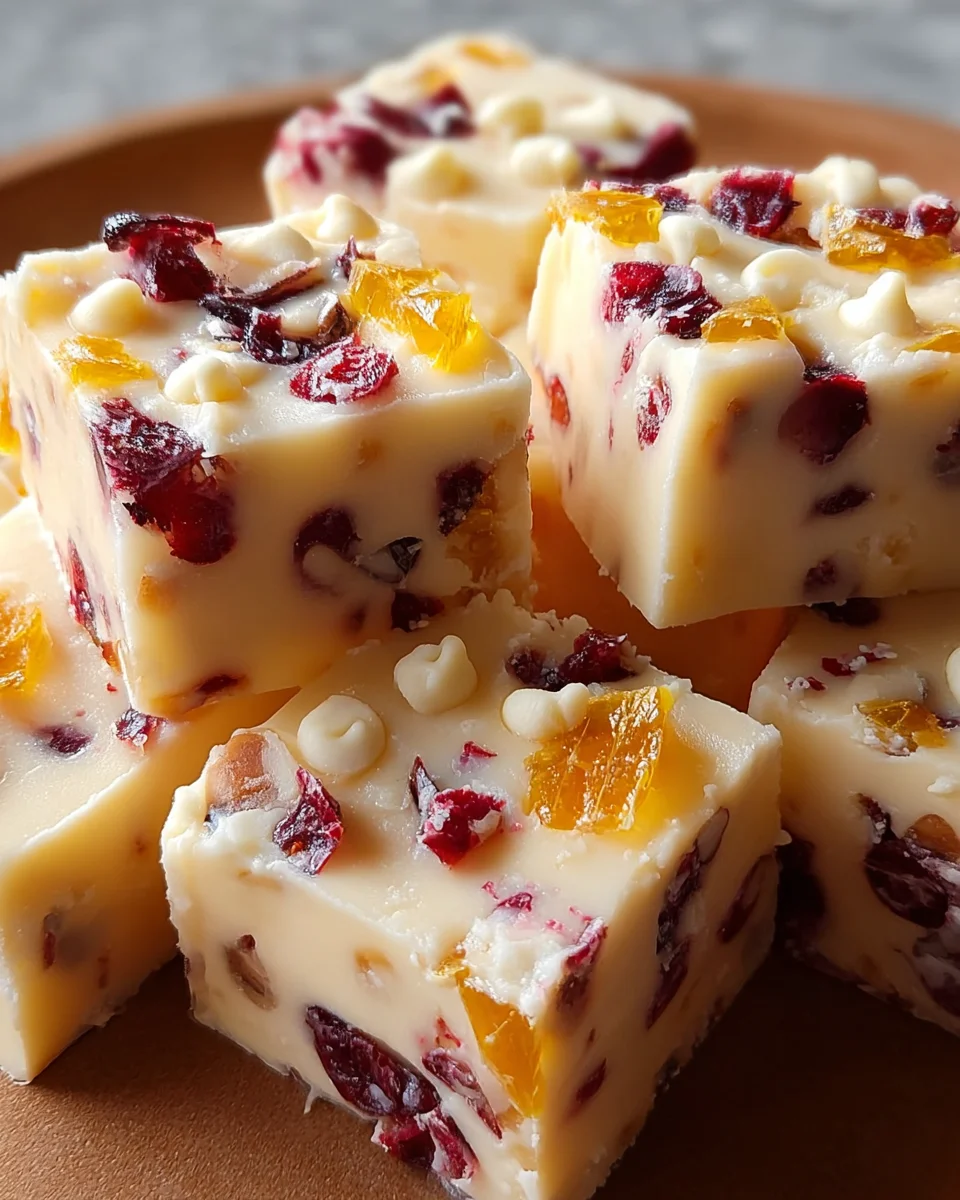 Cranberry Orange Fudge