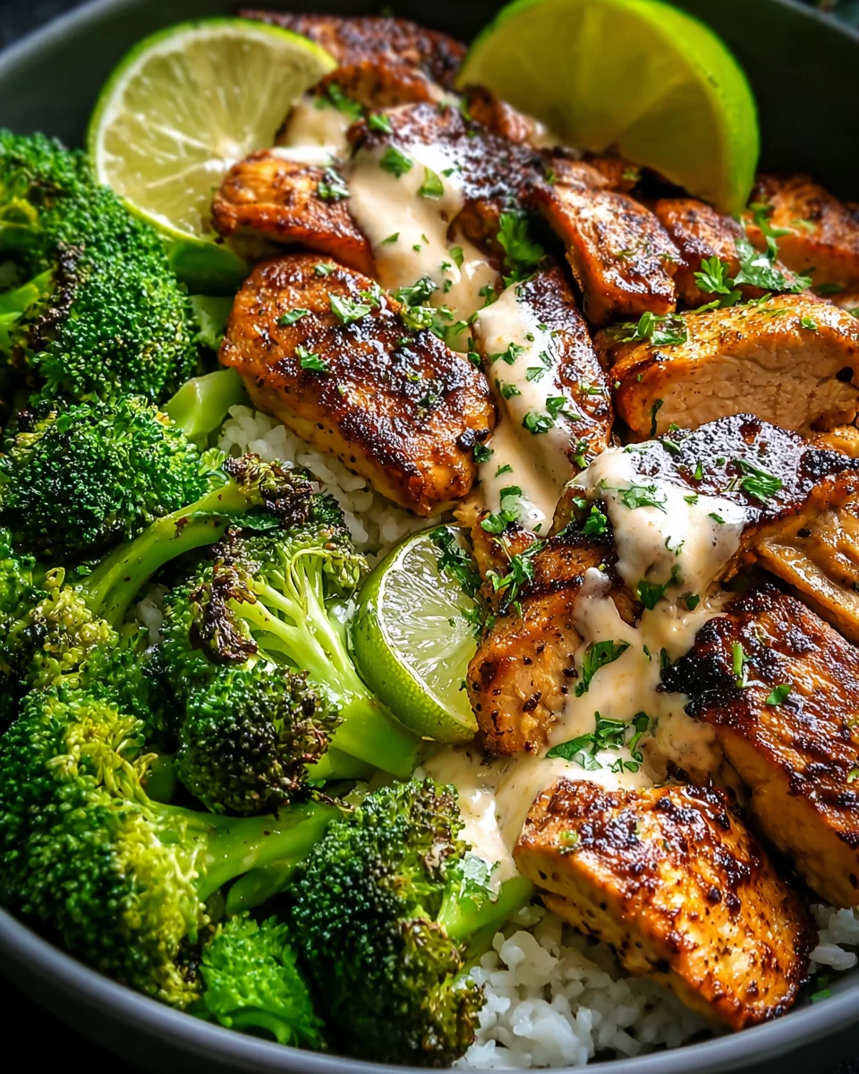 Chicken & Broccoli Bowls