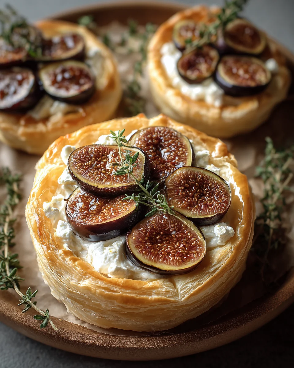 Fig and Goat Cheese Puff Pastry