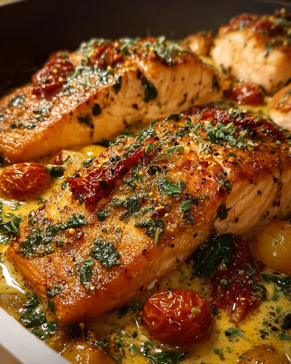 Creamy Tuscan Marry Me Salmon