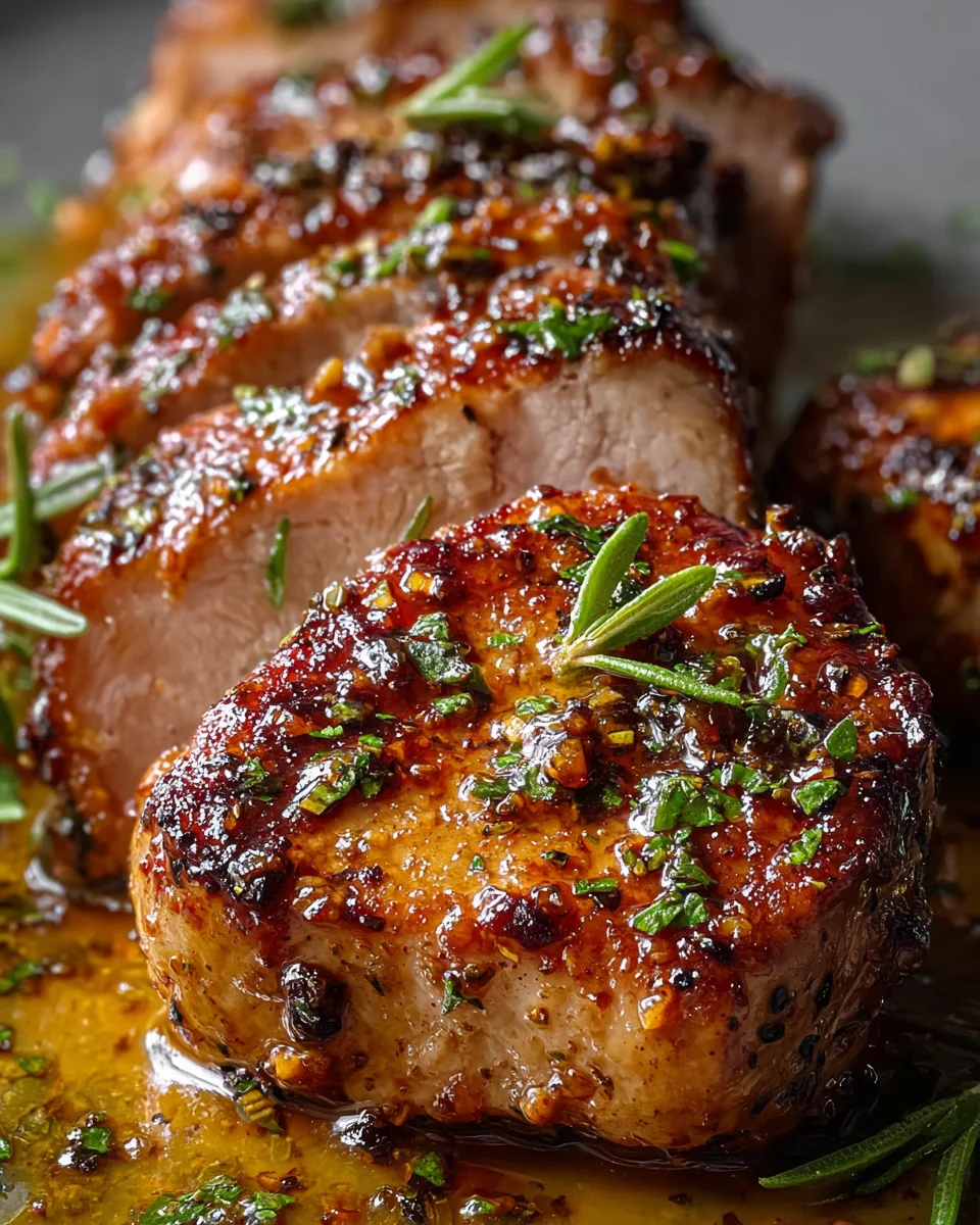Glazed Maple Mustard Pork