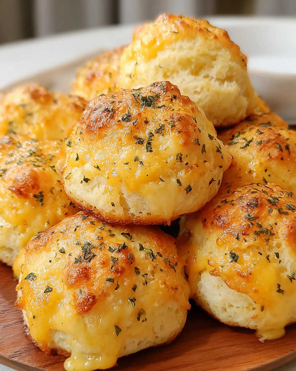 Air Fryer 3 Cheese Biscuit Bombs