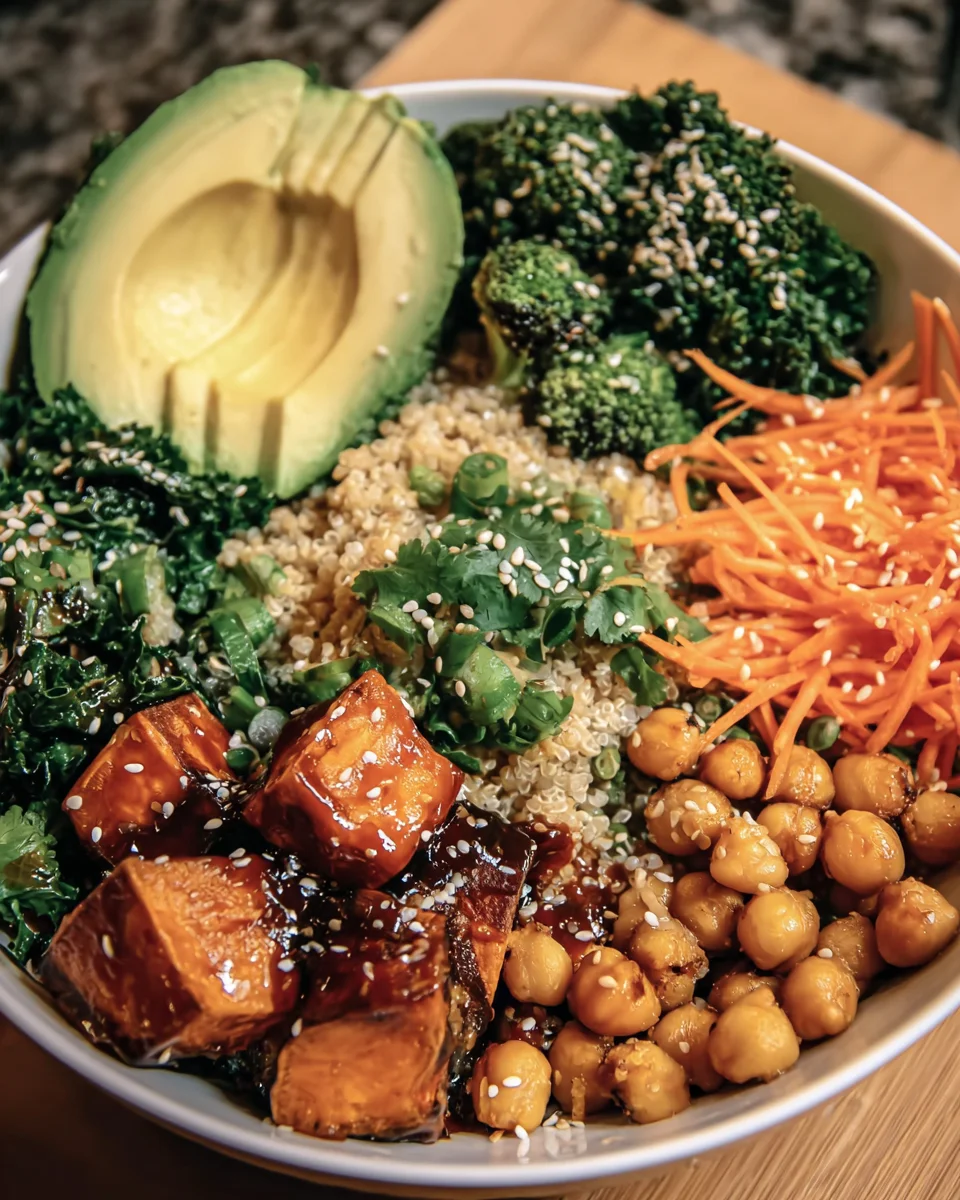Miso Glazed Sweet Potato Bowl