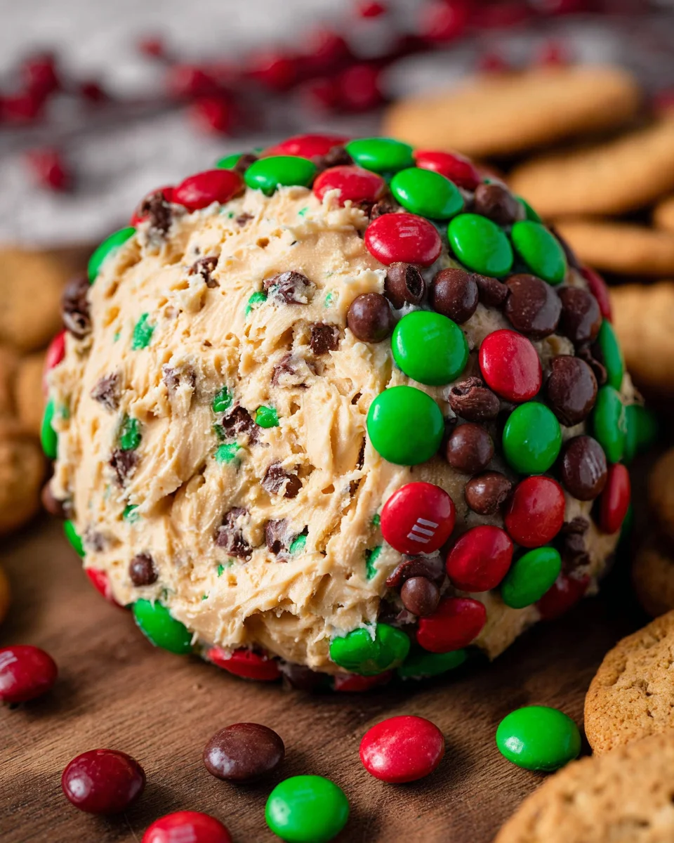 Christmas Cookie Dough Cheeseball