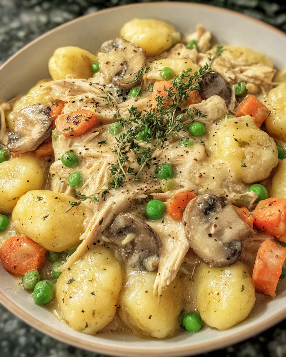 Gnocchi Chicken Pot Pie