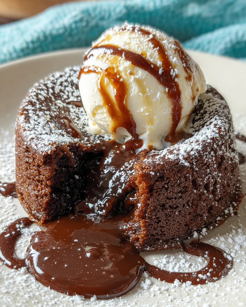 Molten Lava Cake Chocolate