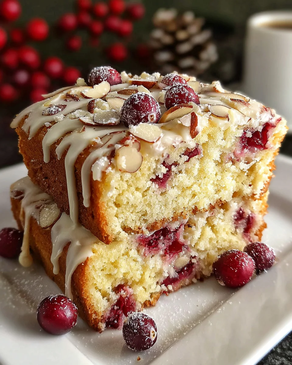 Almond Cranberry Cake Delight