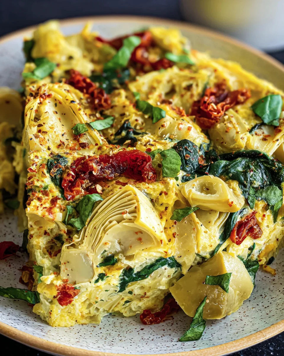 Spinach Artichoke Tomato Casserole