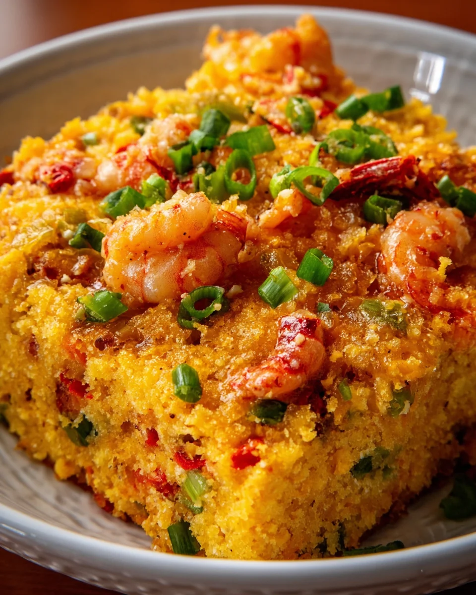 Crawfish Cornbread