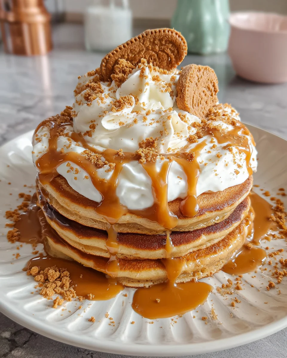 Decadent Biscoff Pancake Stack