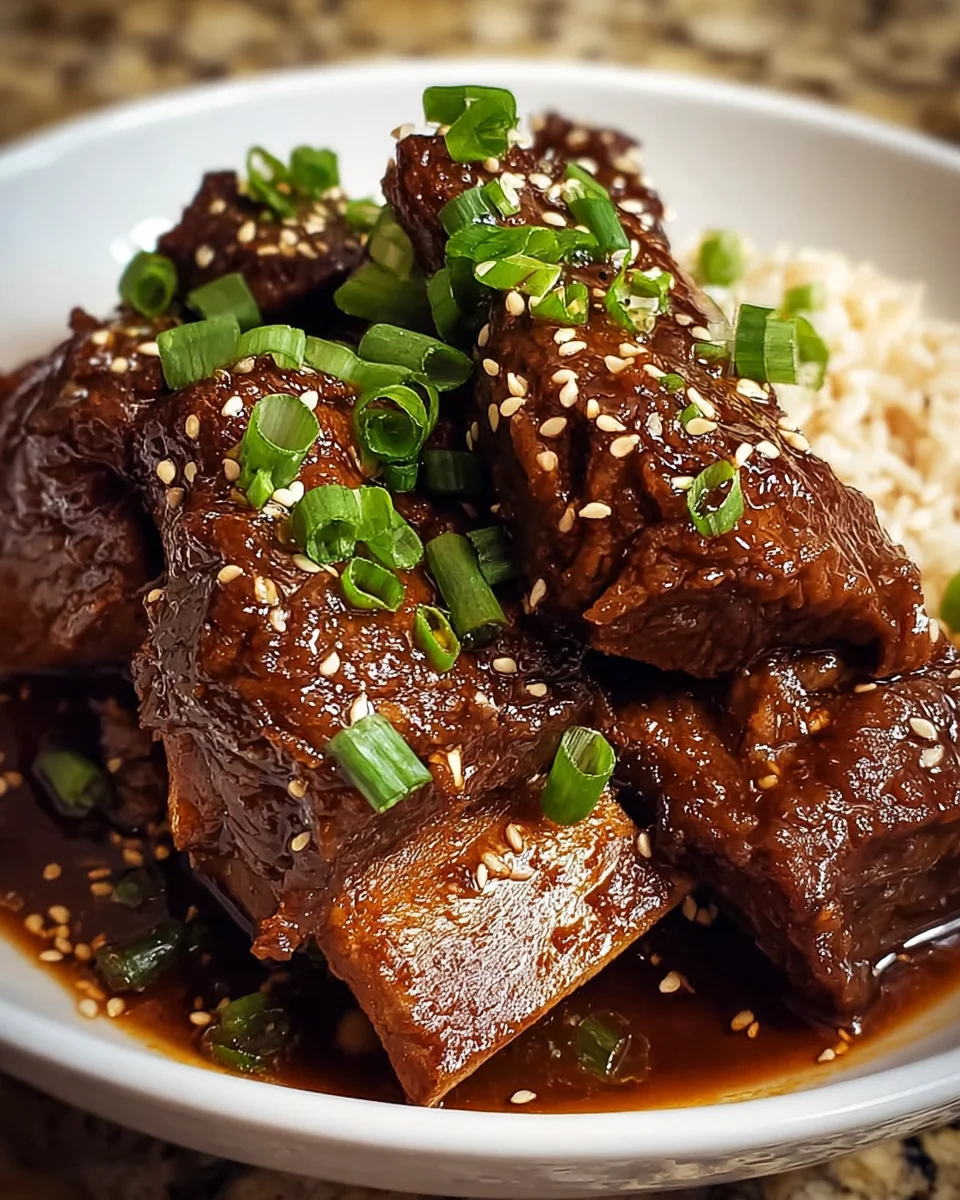 Slow Cooker Korean Short Ribs