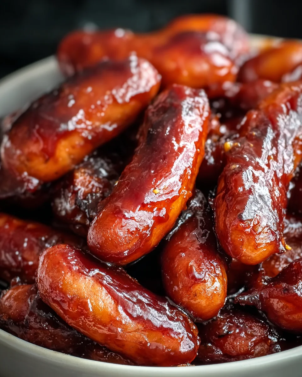 BBQ Cocktail Sausage Crock Pot