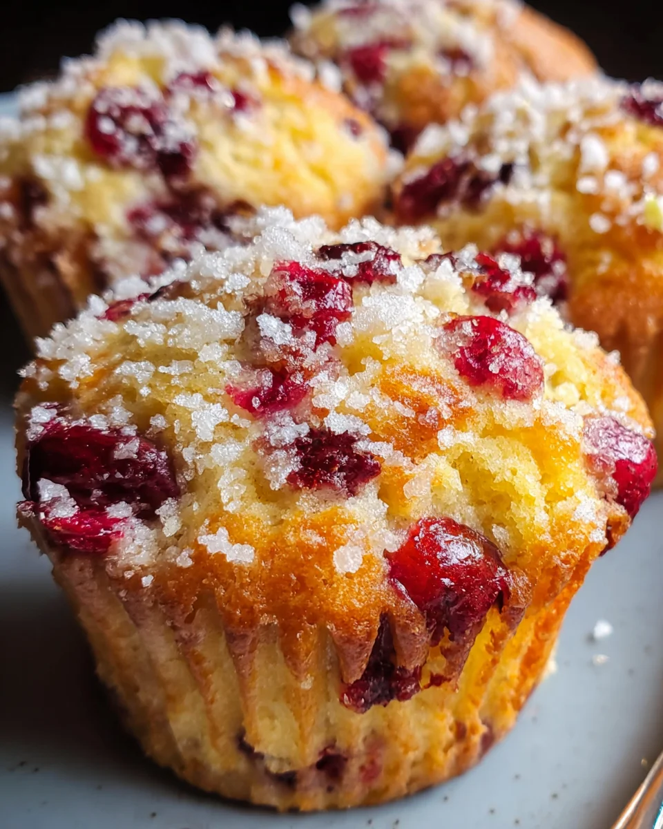 Ricotta Cranberry Orange Muffins