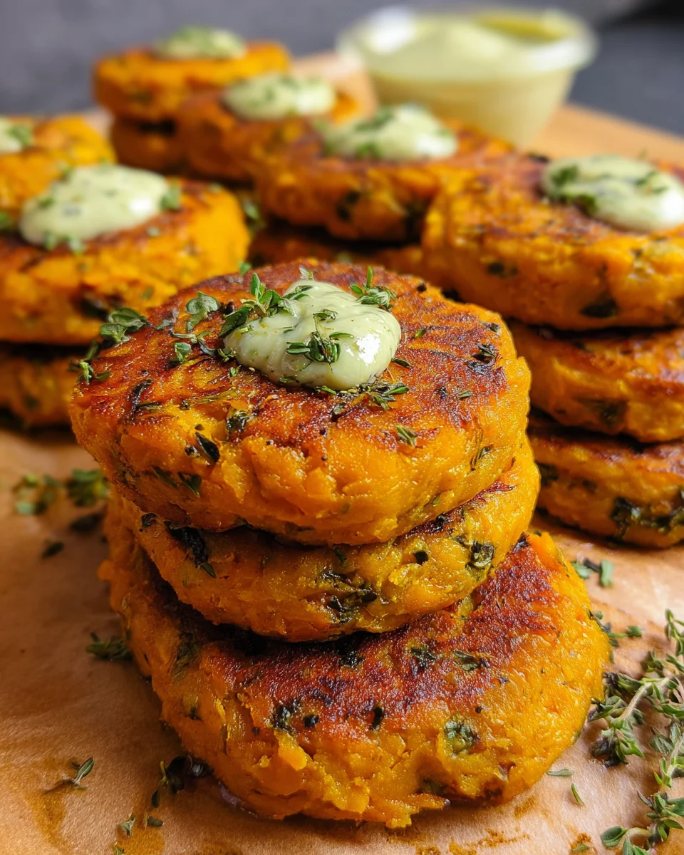 Sweet Potato Patties Herb