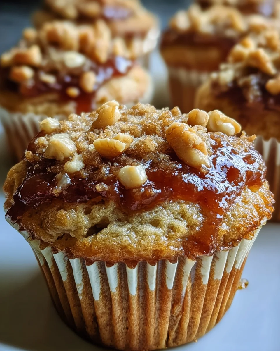 Peanut Butter Guava Muffins