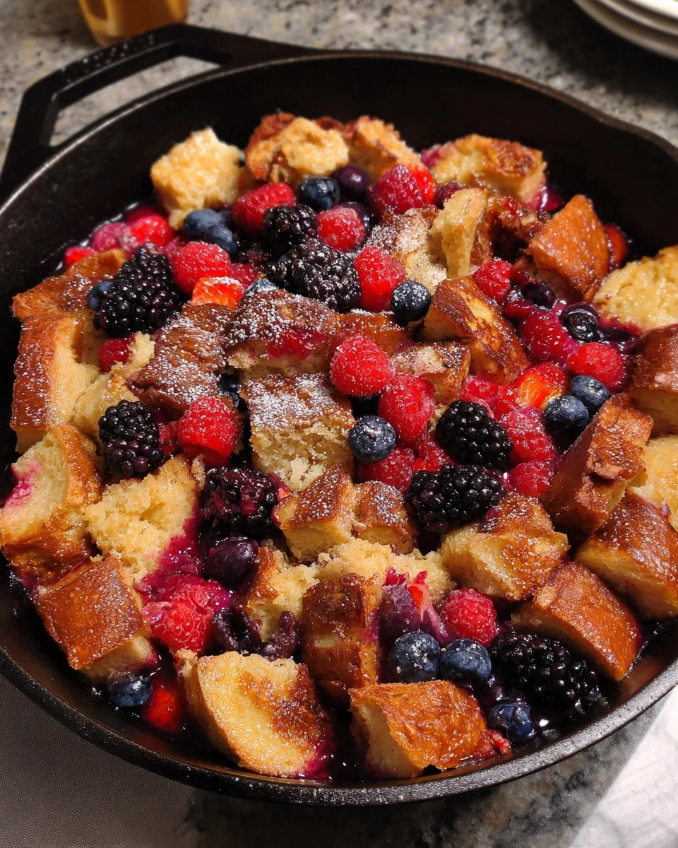 Triple Berry French Toast Bake