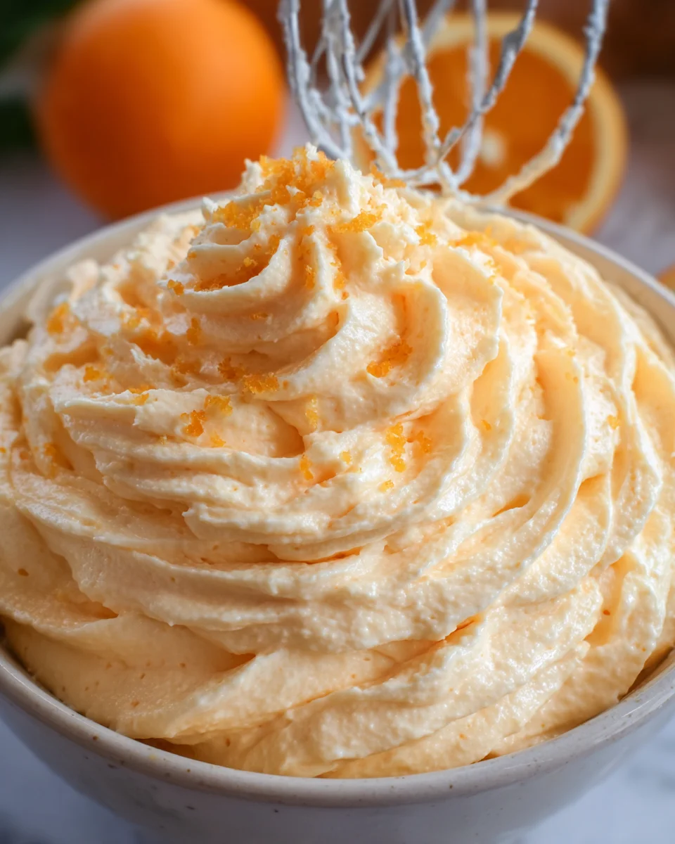 Orange Creamsicle Buttercream Frosting