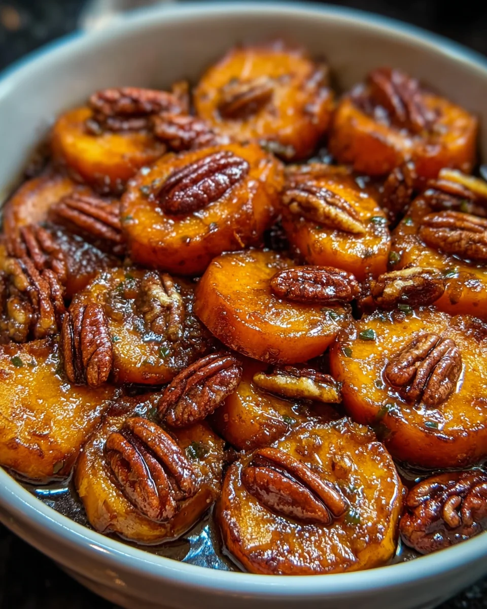 Candied Yams Toasted Pecans