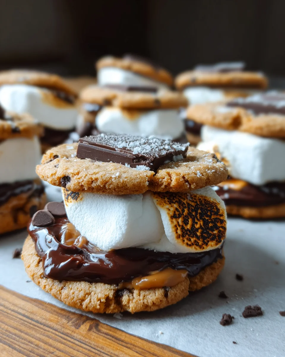 Peanut Butter Choc Chip S’mores