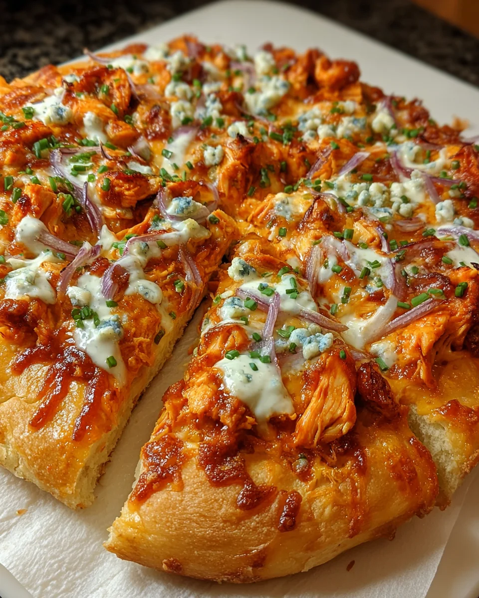 Bold Buffalo Chicken Pizza