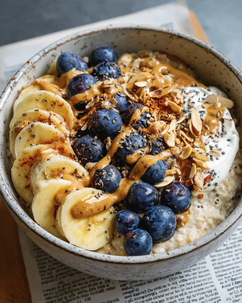 Caramelized Banana Split Oats