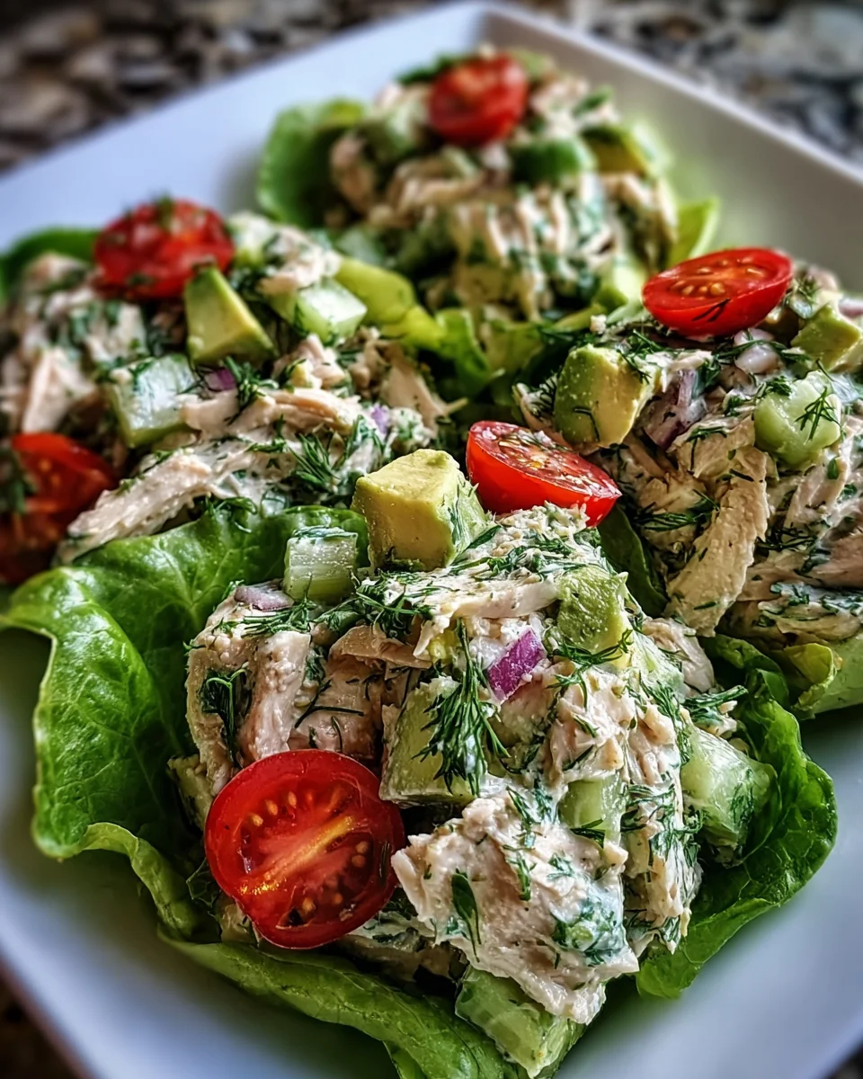 Avocado Herb Chicken Salad