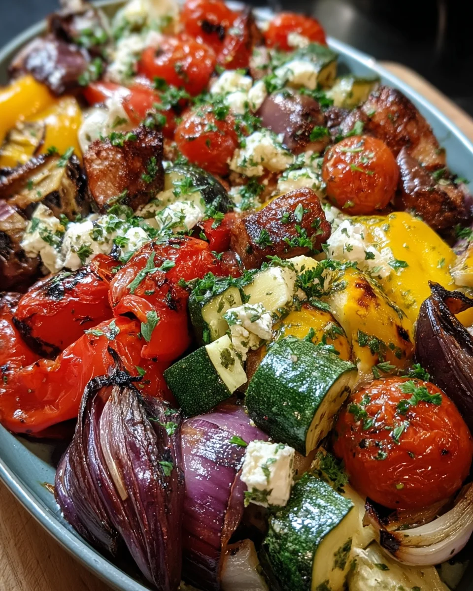 Roasted Mediterranean Greek Vegetables