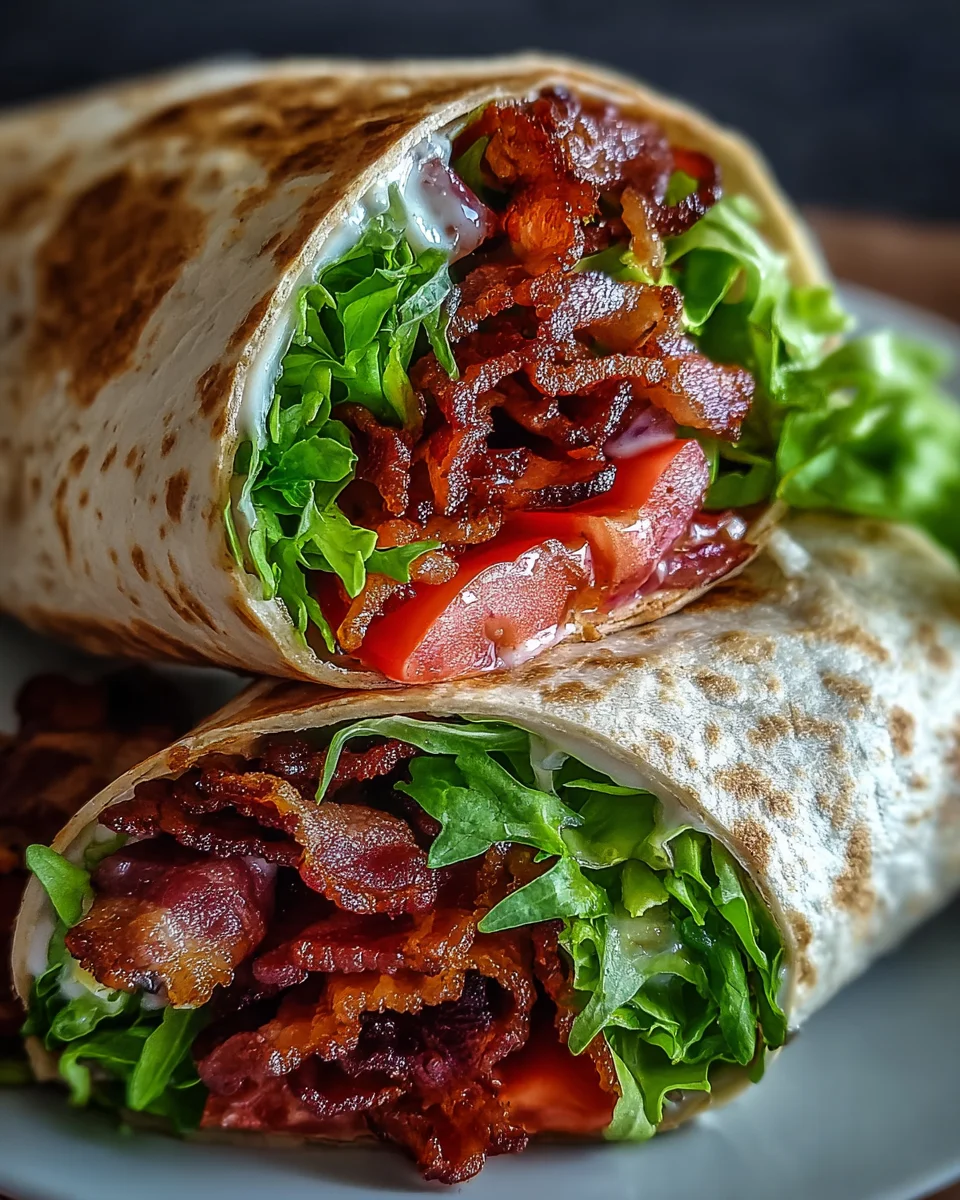 Gourmet BLT Wraps Secret Sauce