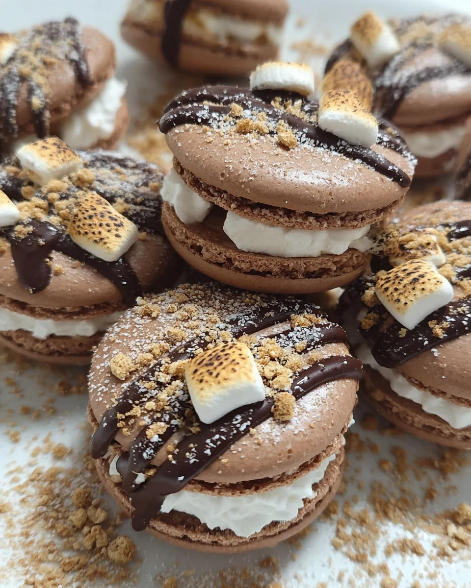 S’mores French Macarons