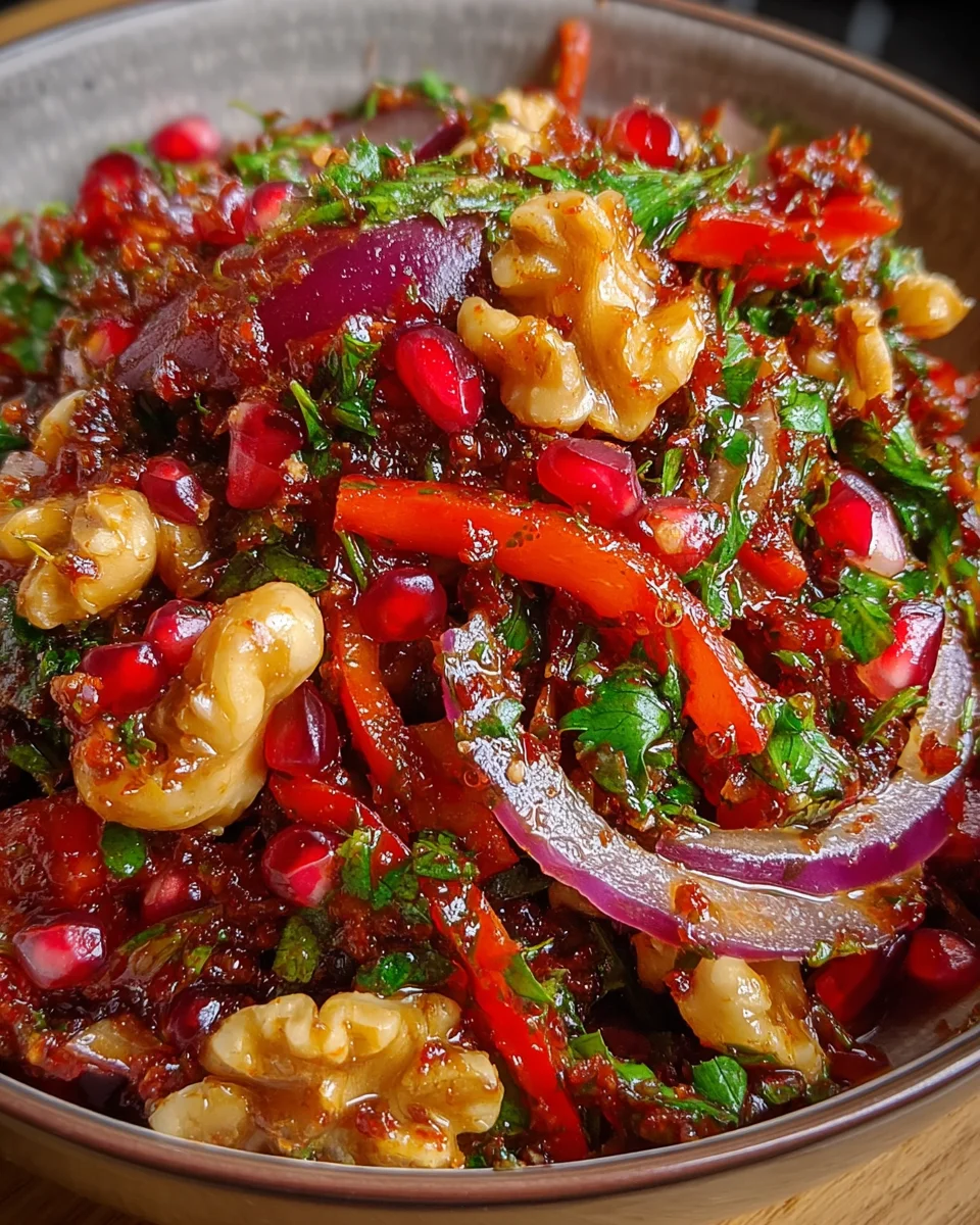 Olive Salad Pomegranate Walnuts