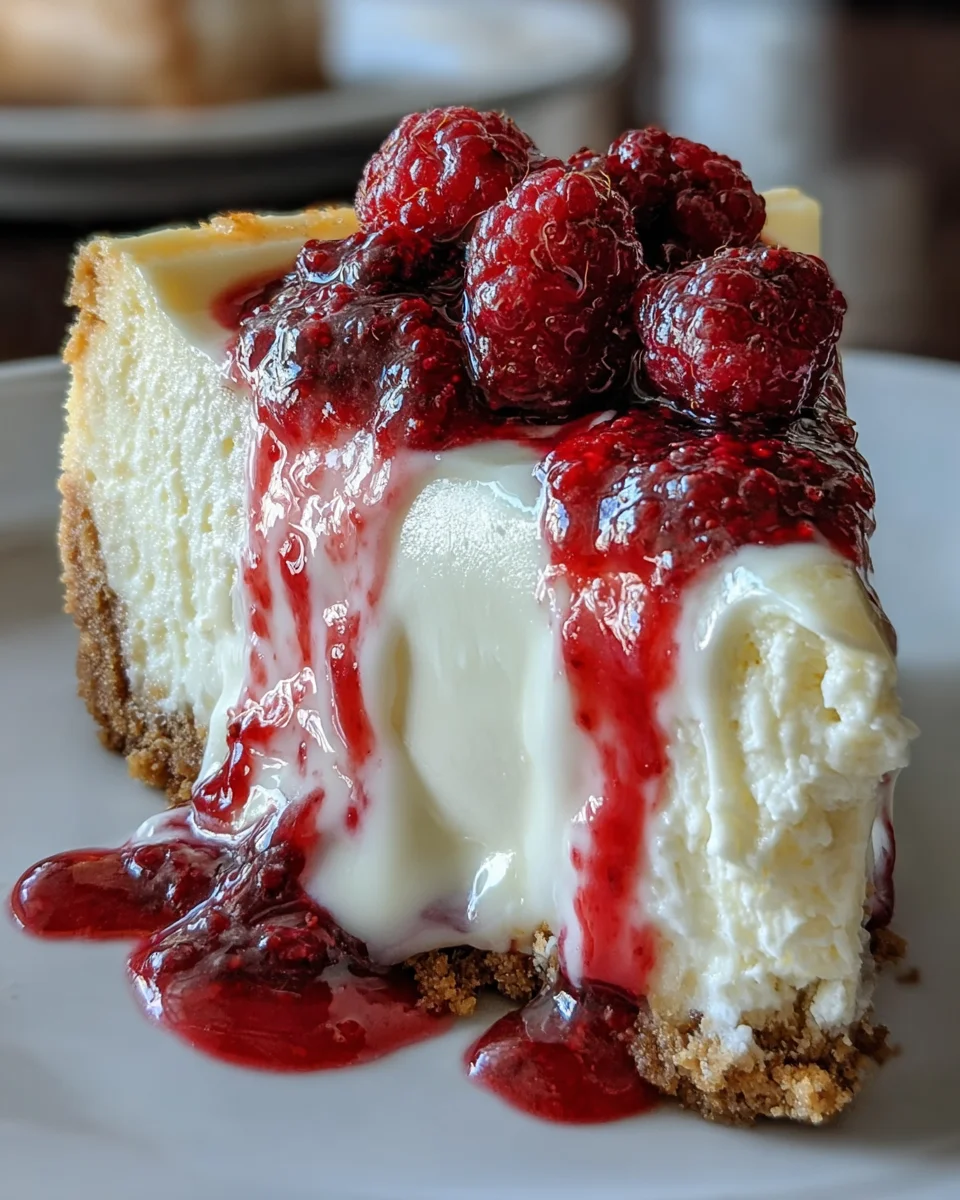 White Chocolate Raspberry Cheesecake Bliss