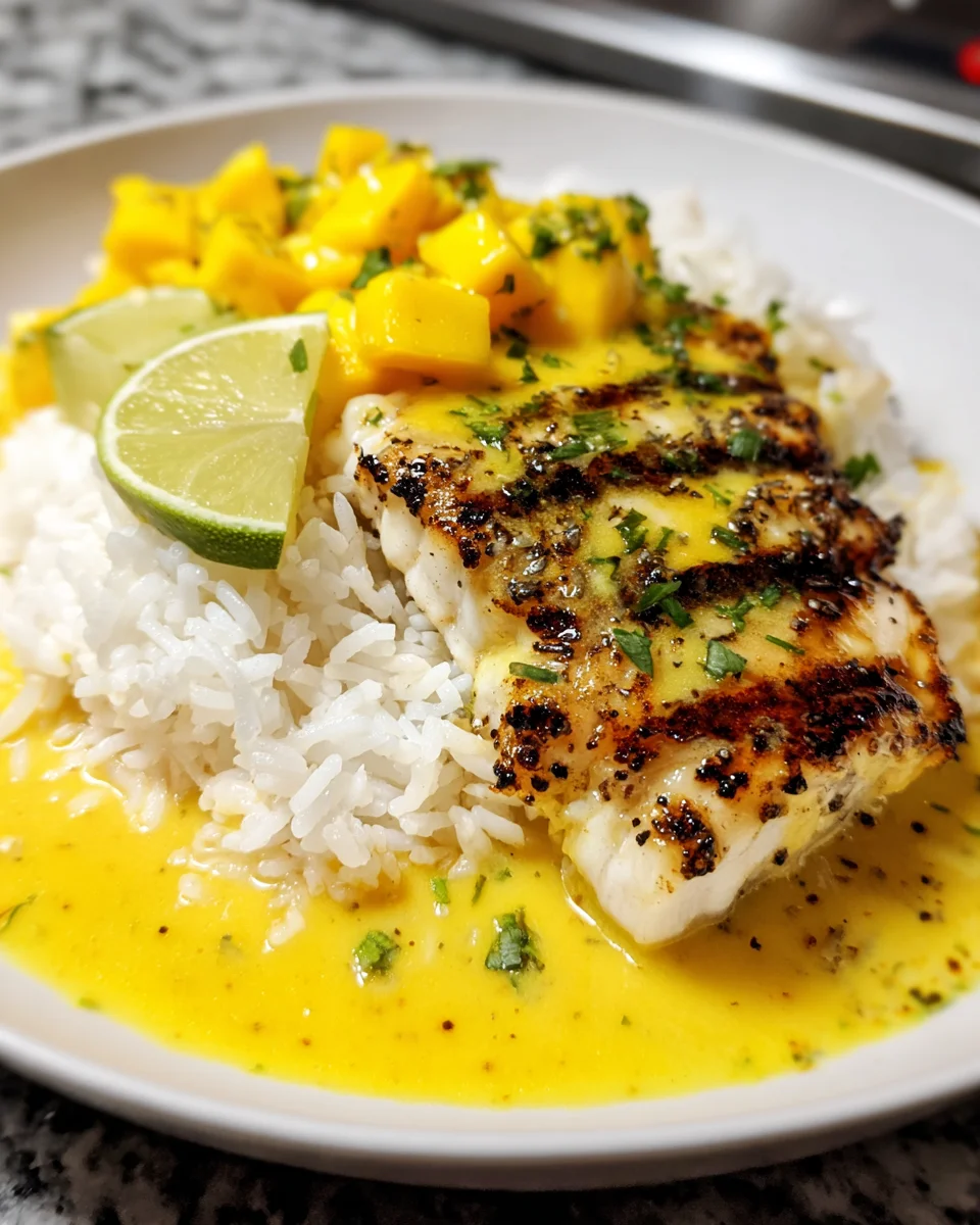 Mahi Mahi Mango Lime Butter