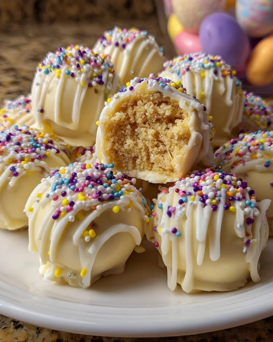 Banana Pudding Easter Truffles