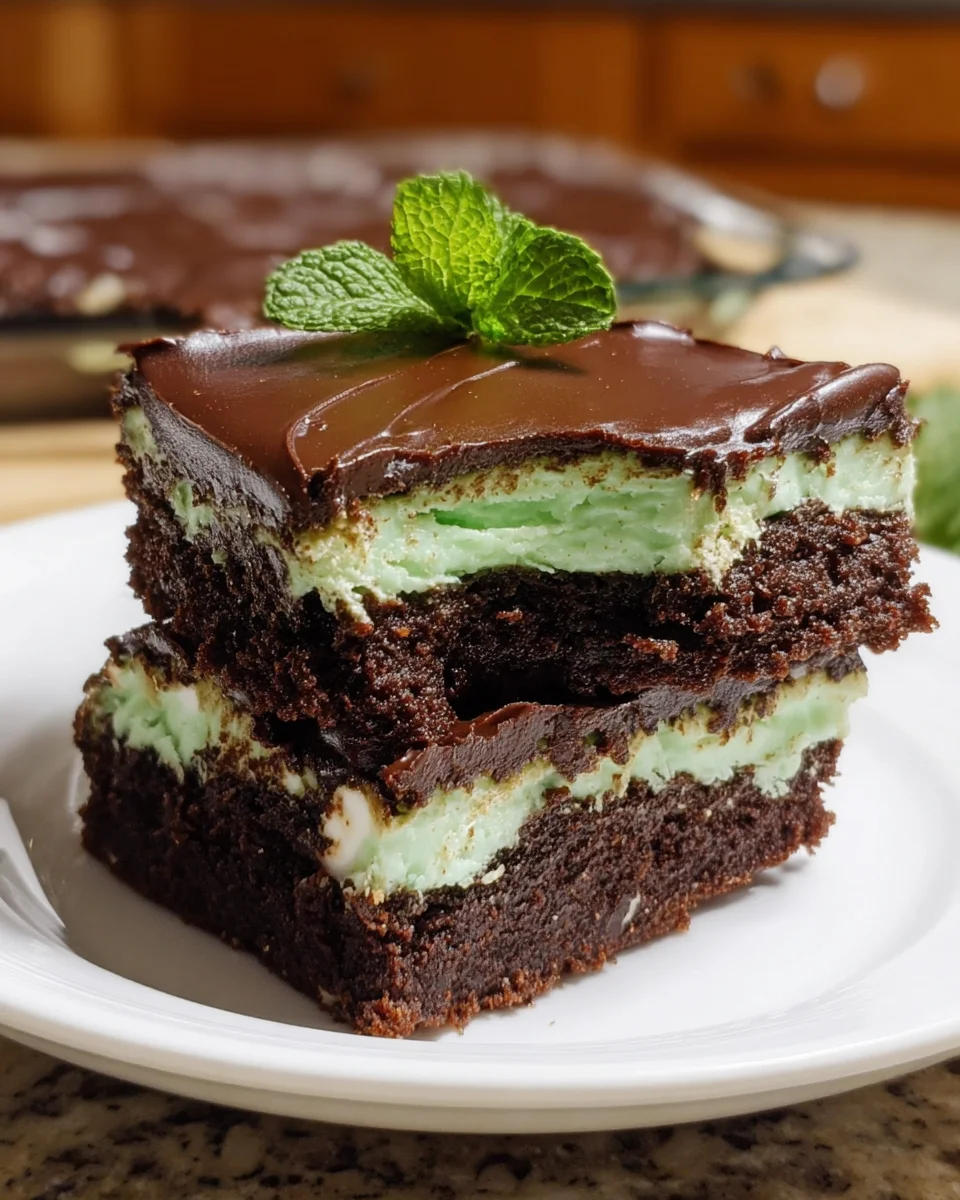 Mint Brownies
