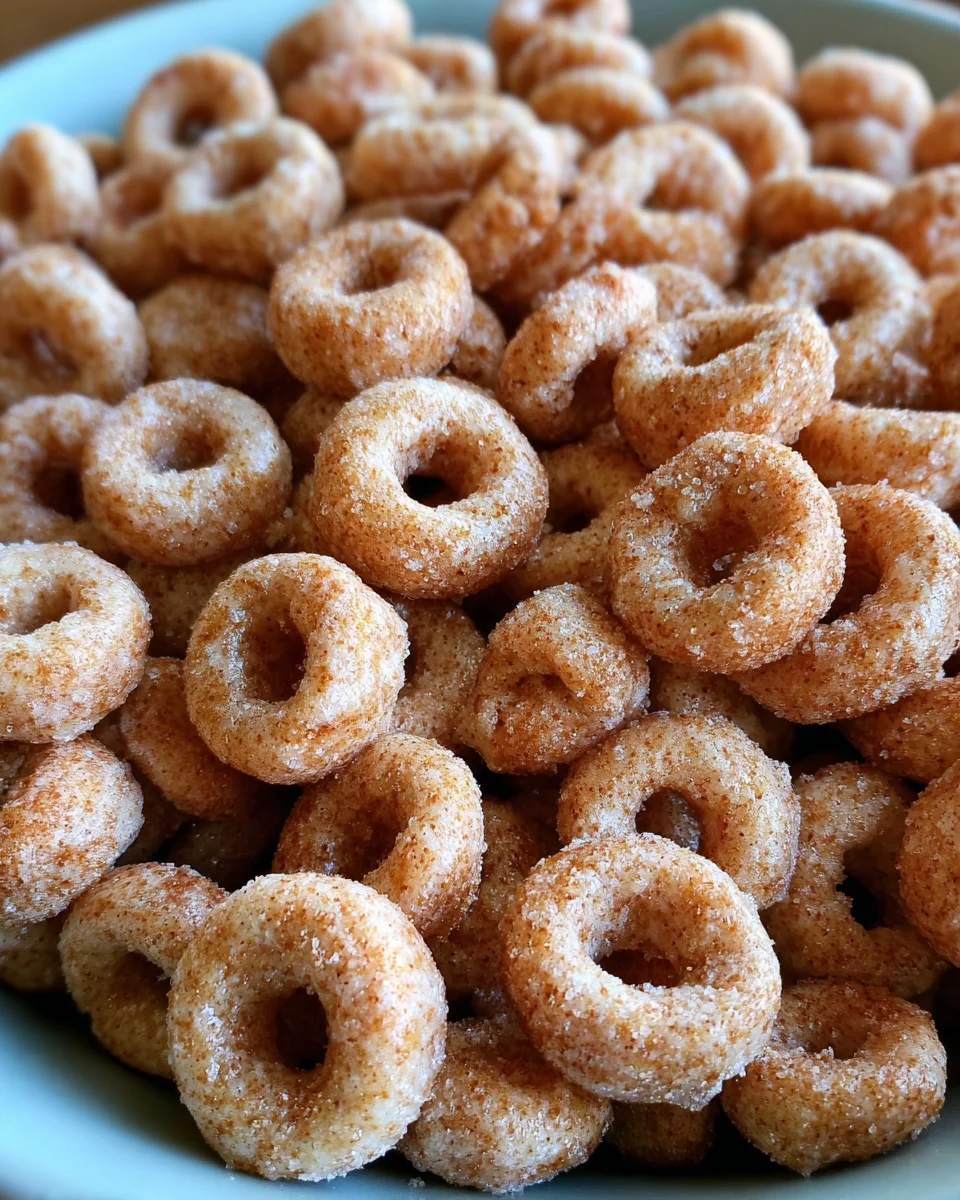 Mini Doughnut Hot Buttered Cheerios